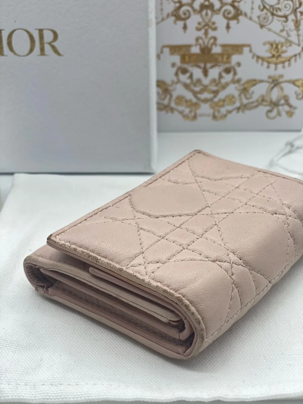 Dior compact wallet